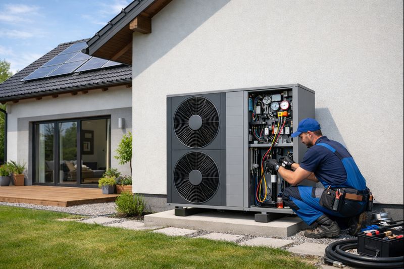 hőszivattyú telepítés